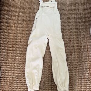 Cream Fleece Bibs size Small